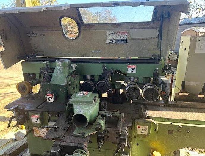 Used (3) WEINIG PROFIMAT 22N 5-HEAD MOULDERS