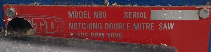 Used CTD (TOE-KICK) DOUBLE MITER SAW