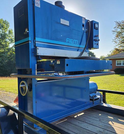 Used AEM 37 ALL-AMERICAN WOOD 37" SINGLE-HEAD WIDE-BELT SANDER