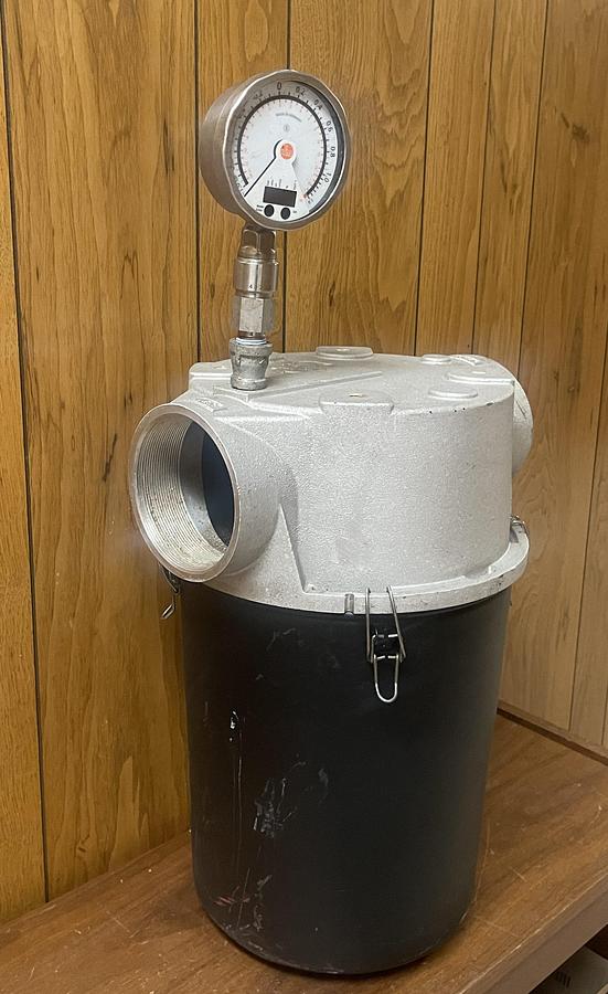 Used SOLBERG CT SERIES INLINE VACUUM PUMP FILTER