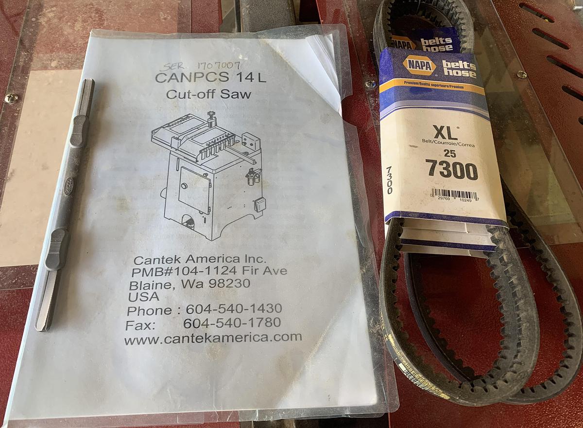 Used CANTEK PCS14, 14″ CUT-OFF SAW