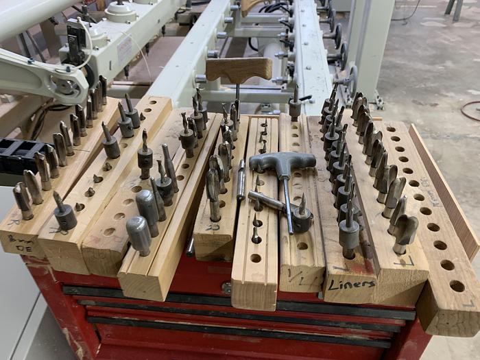 Used ANDREONI 12-SPINDLE AUTOMATIC CARVING MACHINE