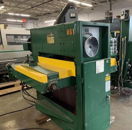 Used TIMESAVERS TB337-2HDA, 37" BOTTOM-HEAD ABRASIVE PLANER SANDER