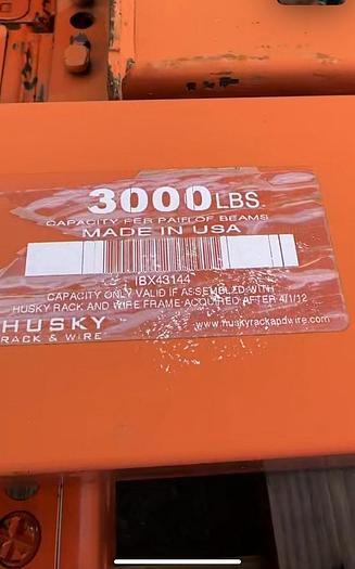 Used HUSKY PALLET RACKING