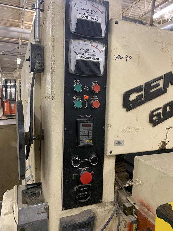 Used CEMCO 6000, 52" TOP AND BOTTOM PLANER-SANDER SYSTEM