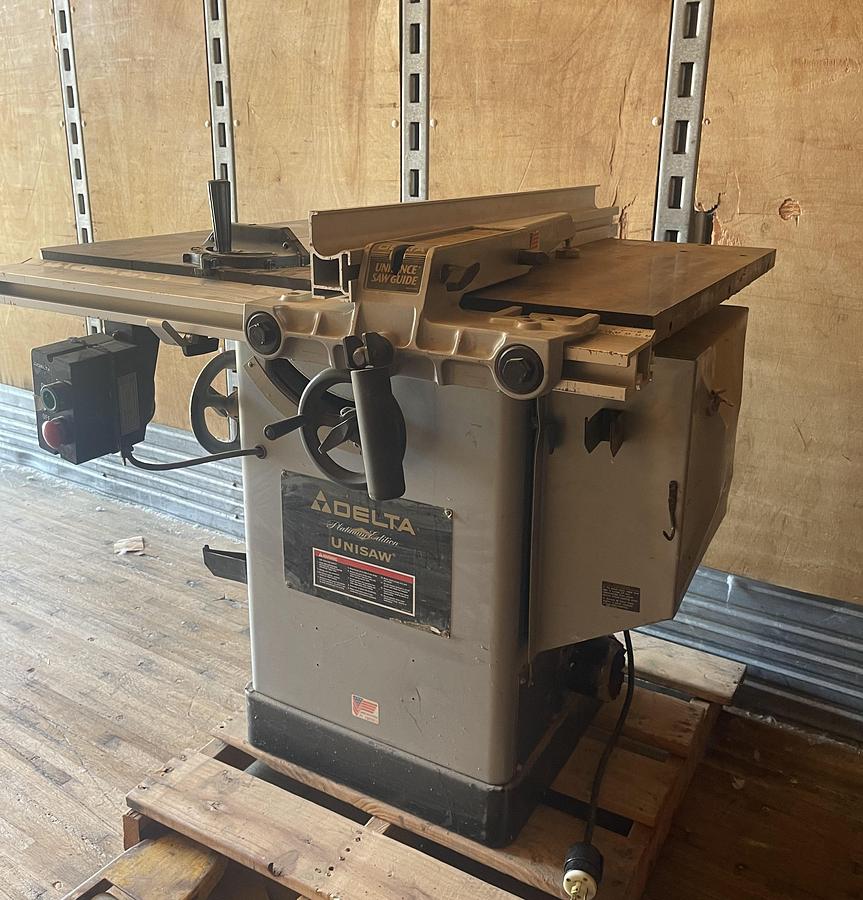 Used DELTA PLATINUM SERIES 36-941 UNISAW TABLE SAW