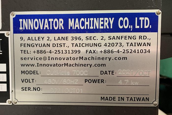 Used NORTHTECH/INNOVATOR  CUTMATE-700C CROSS-CUT VENEER CLIPPER