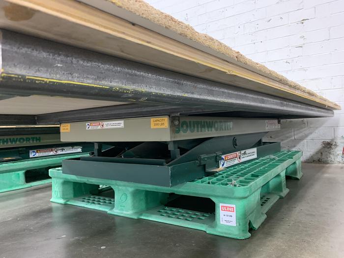 Used LOT OF (35) MISC. 2,000 LB. 2' x 4' SCISSOR-LIFT TABLES