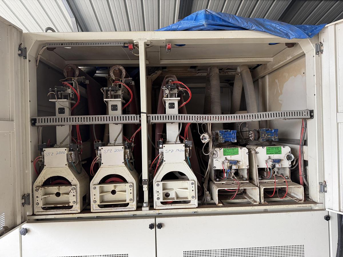 Used DMC UNISAND 2000-1, 52" 5-HEAD TOP AND 3-HEAD BOTTOM WIDE-BELT SANDER