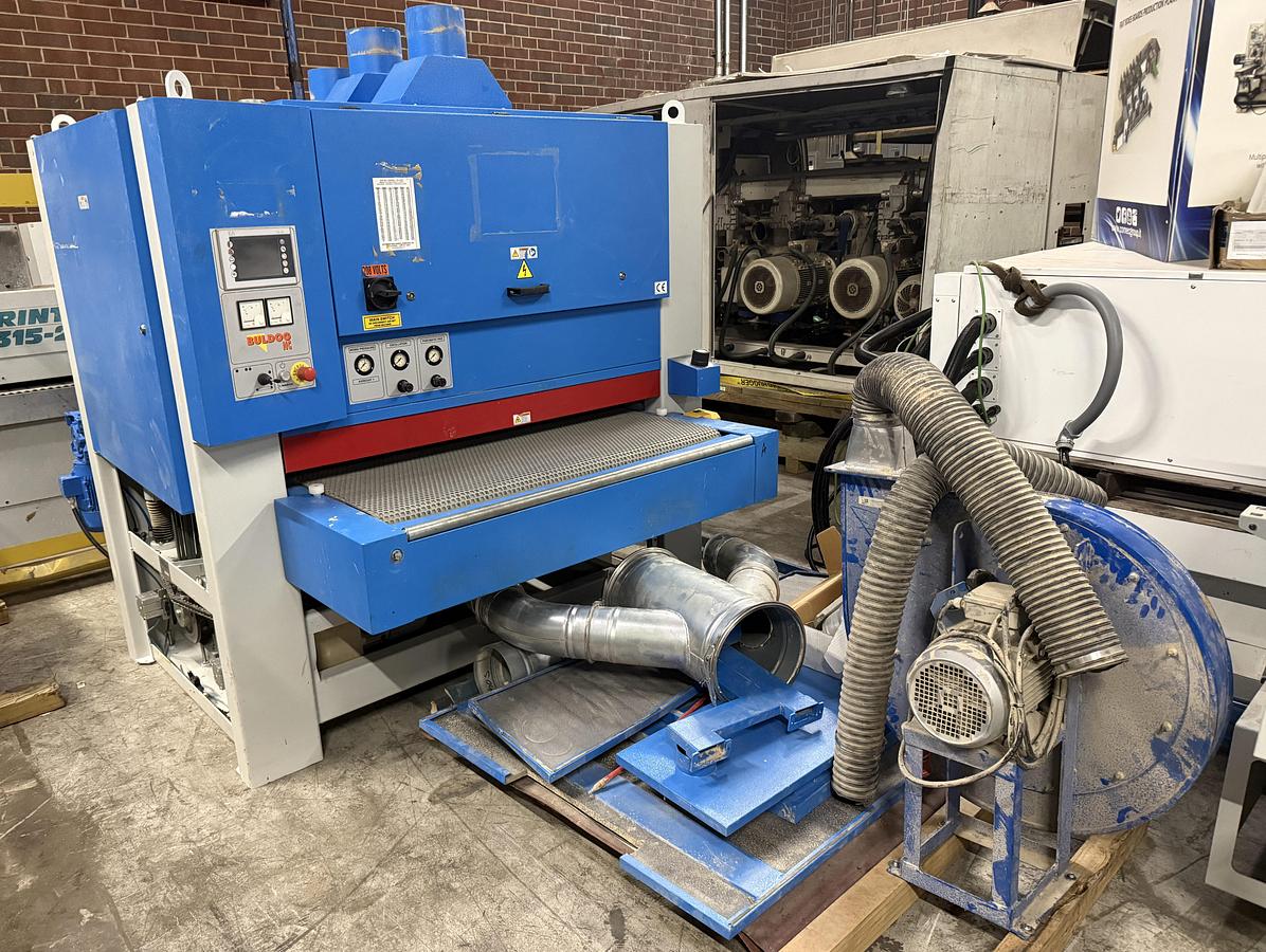 Used HOUFEK BULDOG 1300RC, 52" DOUBLE-HEAD WIDE-BELT SANDER