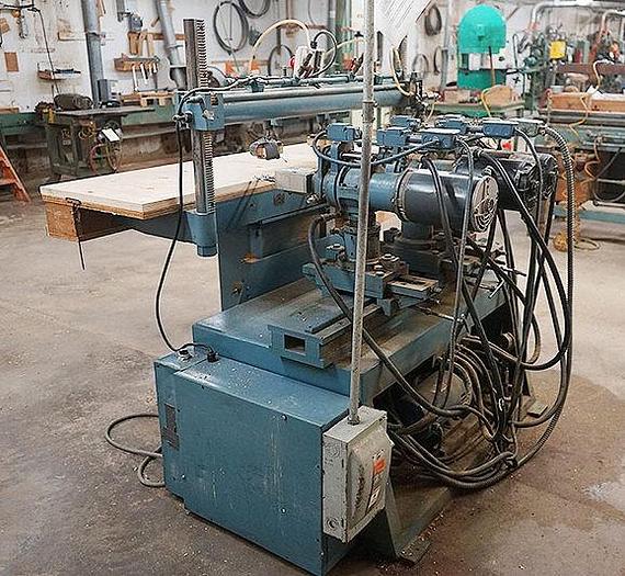 Used CEMCO 3-HEAD HORIZONAL BORING MACHINE