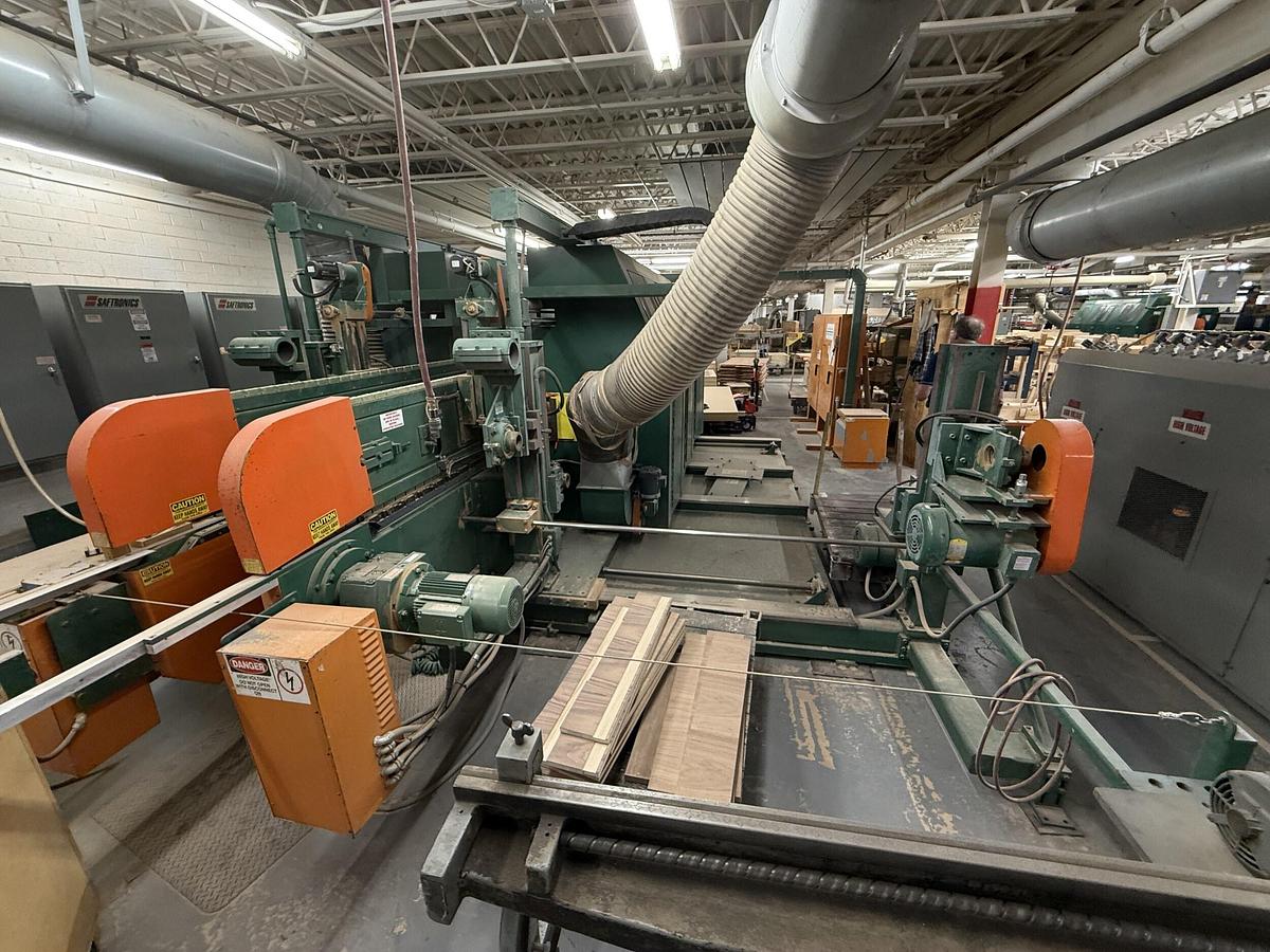 Used FLETCHER, FM-330 DOUBLE-END CNC TENONER