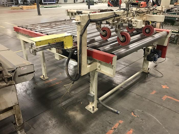 Used MEREEN JOHNSON POWERED ROLLER FEED CONVEYORS