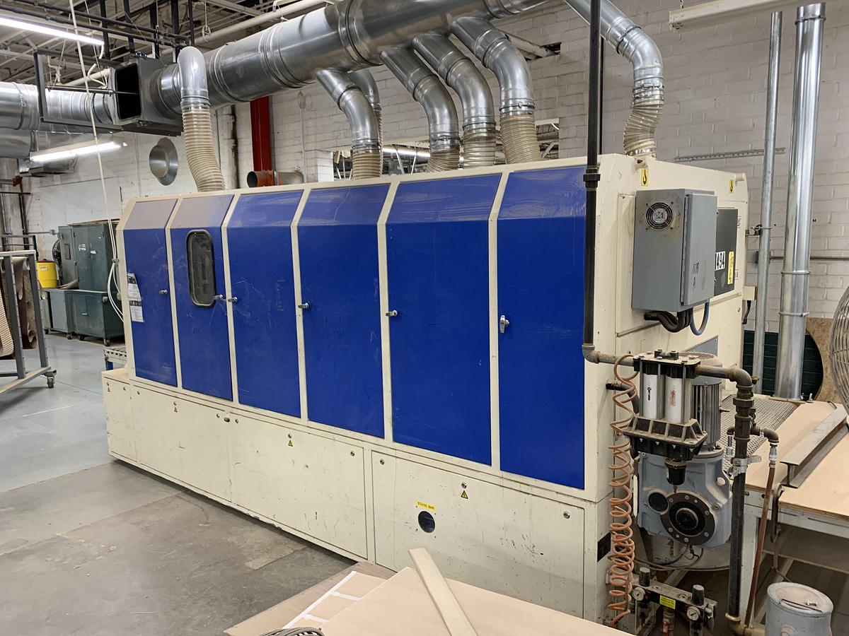 Used HEESEMANN LSM-8, 52", 4-HEAD WIDE-BELT FINISH SANDER