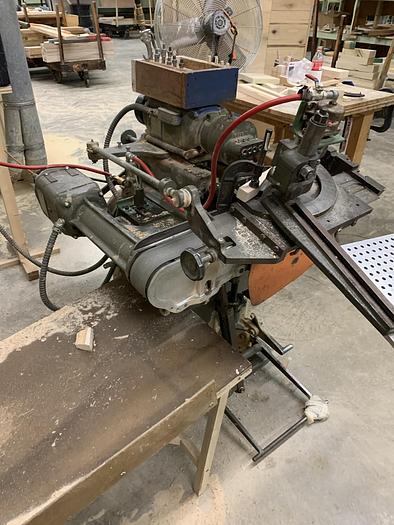 Used RICHARDSON LB TRIM AND BORE WITH ALUMINUM SET-UP TABLE AND 4-SPINDLE BORING HEAD