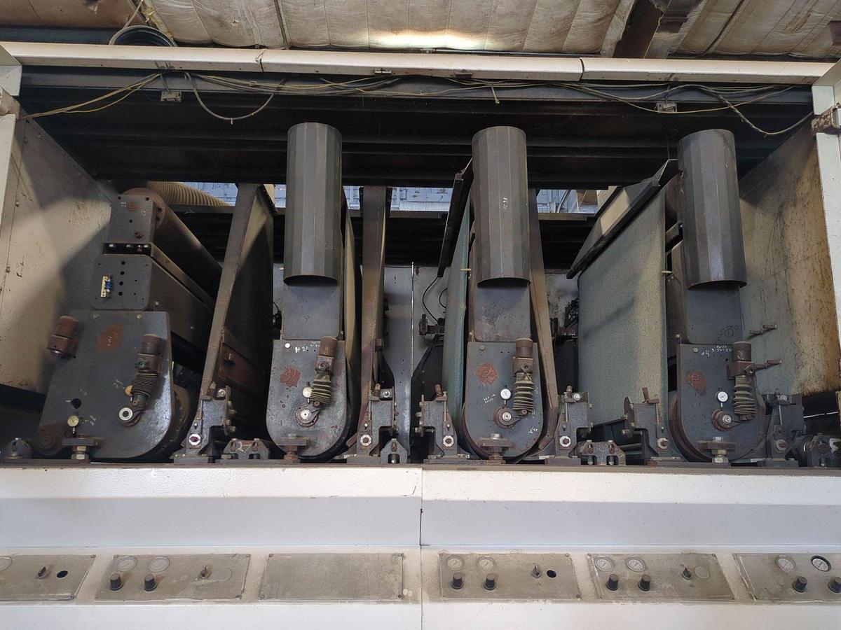 Used TIMESAVERS 7341-45-0001, 52" 4-HEAD TOP-HEAD WIDE-BELT SANDER