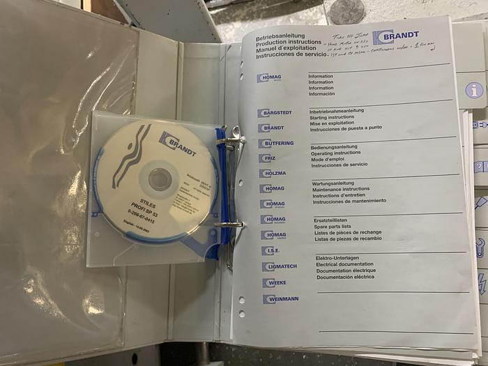 Used BRANDT PROFILINE SP53 FEED-THROUGH SHAPE AND SAND MACHINE