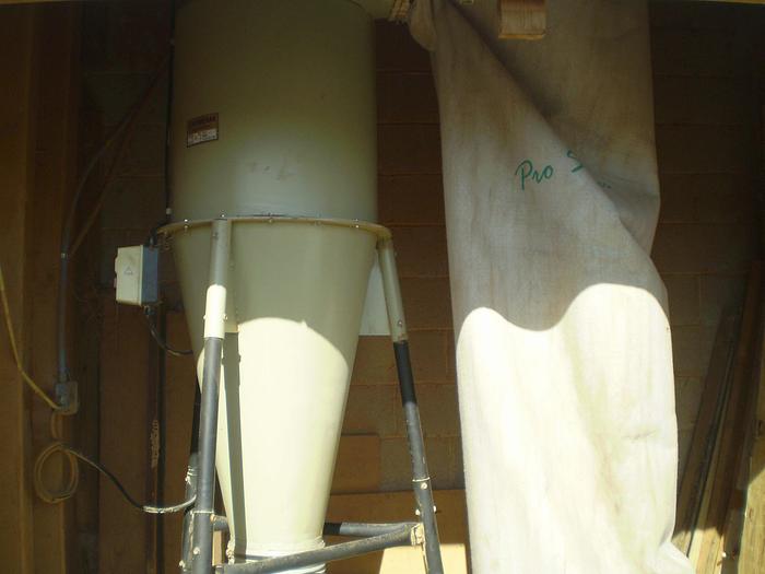 Used EXTREMA  DC-253C COMBINATION CYCLONE/BAG TYPE DUST-COLLECTOR