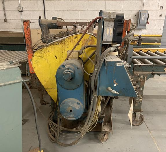 Used DUBOIS 52 INCH REVERSE ROLL COATING SYSTEM WITH DRYING OVEN AND DOUCET RETURN CONVEYOR