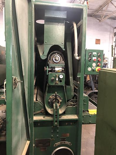 Used TIMESAVERS TB337-2HDA, 37" TOP & BOTTOM ABRASIVE PLANER SYSTEM