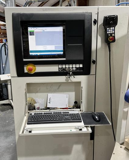 Used SCMI ROUTECH RECORD 132 PRISMA TUNPR 5-AXIS POD AND RAIL CNC MACHINING CENTER