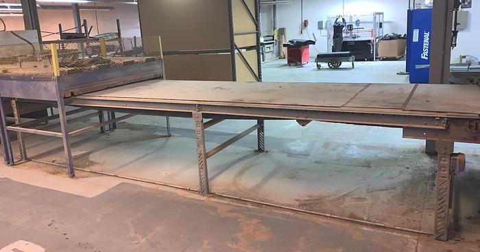 Used POWERED BELT CONVEYOR 36' LONG X 5' WIDE X 3-1/2' TALL