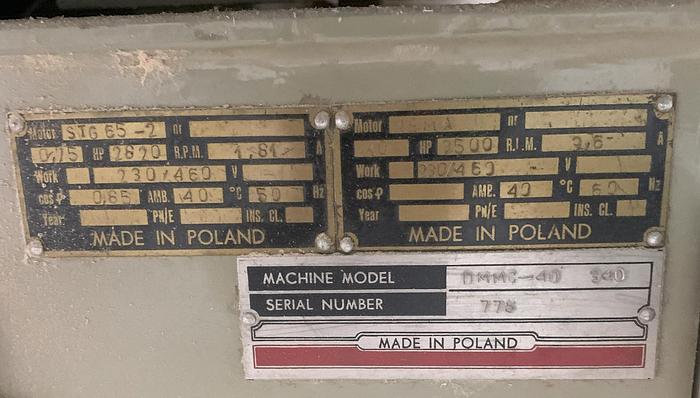 Used REMA DMMC-40/340 SLIDING TABLE SAW