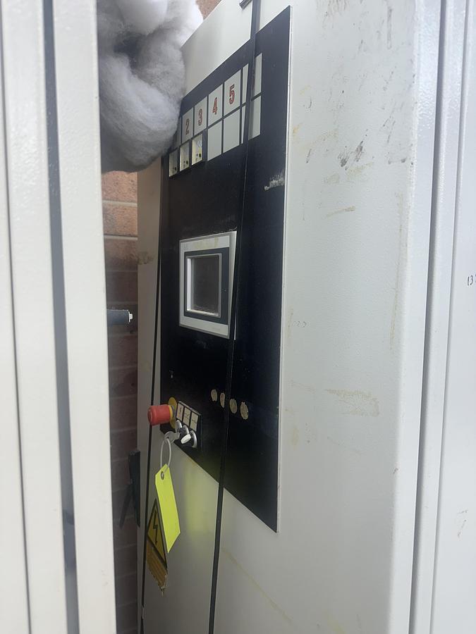 Used DMC UNISAND 2000-1, 52" 5-HEAD TOP AND 3-HEAD BOTTOM WIDE-BELT SANDER