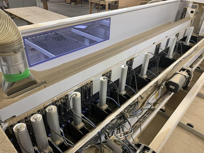 Used HOMAG SAWTRQ, B-400 PROFILINE HORIZONTAL PANEL-SAW WITH PRESSURE BEAM