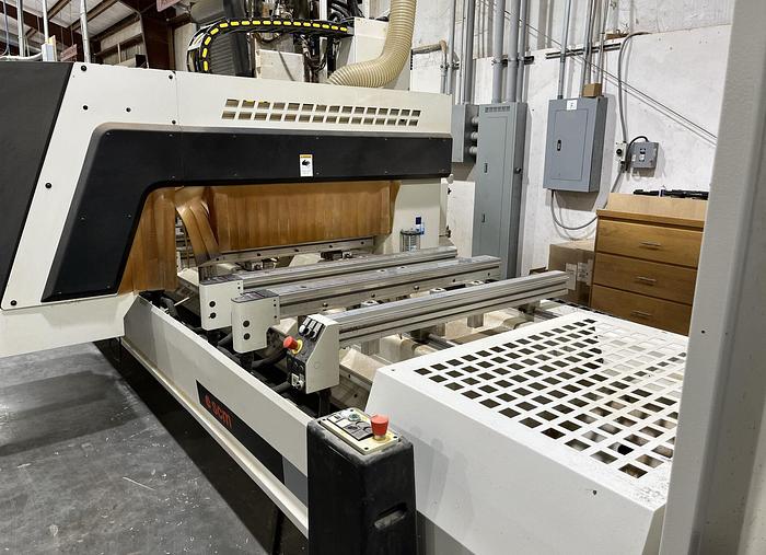 Used SCMI ROUTECH RECORD 132 PRISMA TUNPR 5-AXIS POD AND RAIL CNC MACHINING CENTER