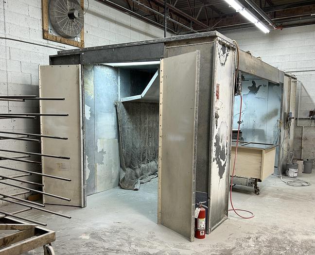 Used 20 FT LONG x 10 FT. WIDE SPRAY BOOTH