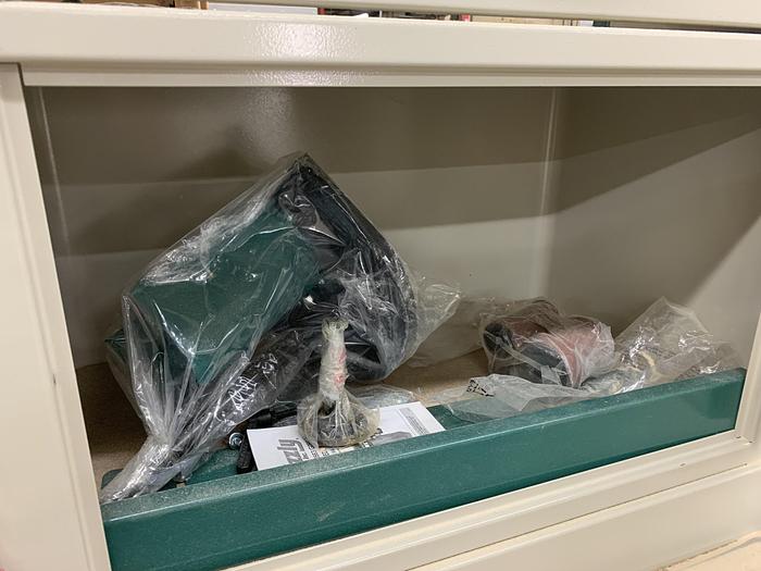 Used GRIZZLY G0564 OSCILLATING 6" x 108" EDGE SANDER & SPINDLE/DRUM SANDER WITH ACCESSORIES