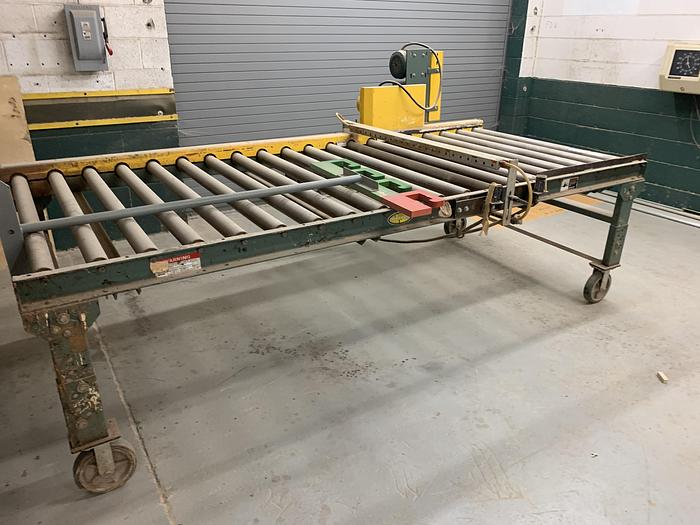 Used DUBOIS 52 INCH REVERSE ROLL COATING SYSTEM WITH DRYING OVEN AND DOUCET RETURN CONVEYOR