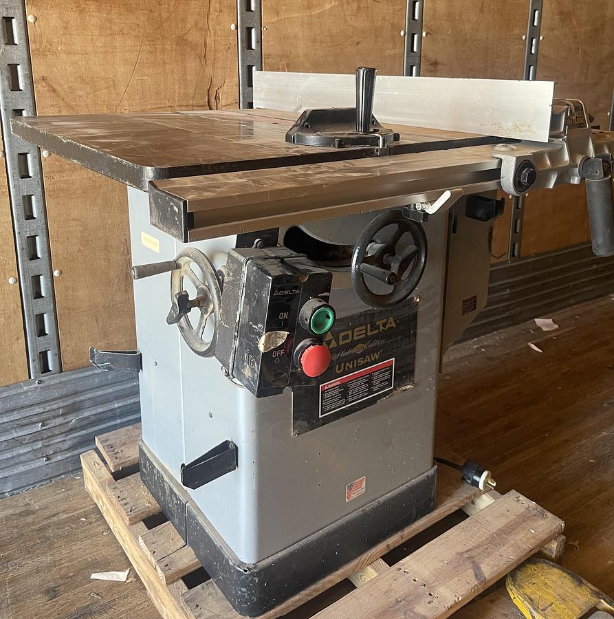 Used DELTA PLATINUM SERIES 36-941 UNISAW TABLE SAW