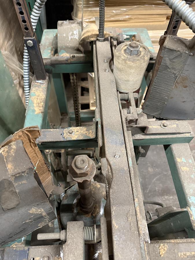 Used CLINE MACHINE DOUBLE-SIDED FEED-THRU "PUMP/PNEUMATIC SLEEVE" SMALL PARTS SANDER