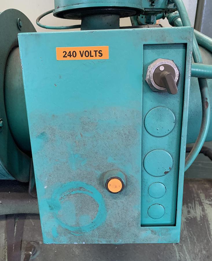 Used SULLAIR 20 HP SCREW-TYPE AIR-COMPRESSOR WITH CHAMPION AIR-DRYER