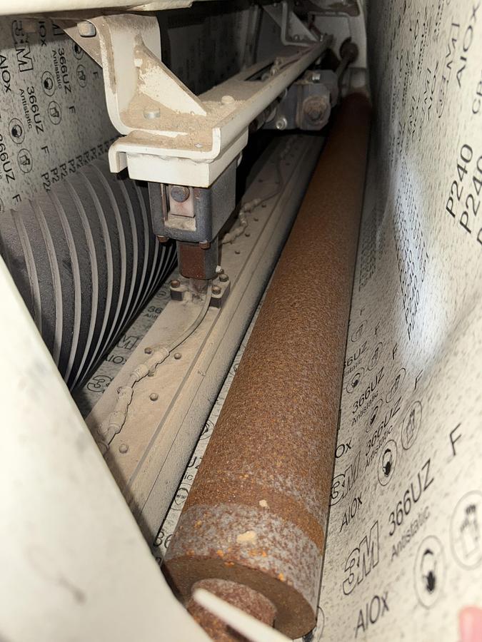 Used DMC UNISAND 2000-1, 52" 5-HEAD TOP AND 3-HEAD BOTTOM WIDE-BELT SANDER