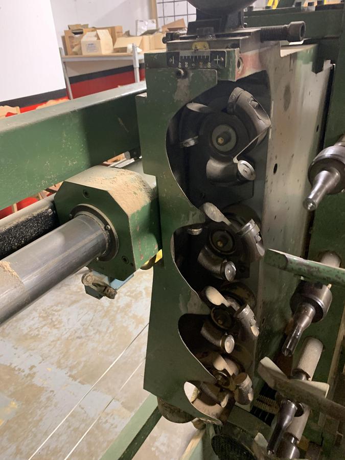 Used BACCI T4MO, 4-SPINDLE COPY SHAPER WITH SANDERS