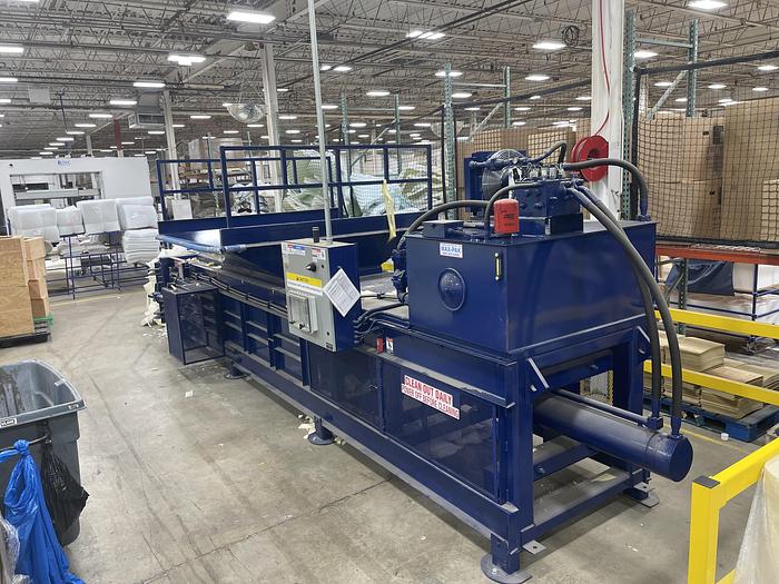 Used MAX-PAK HCE4860x72F-308R HORIZONTAL CLOSED-END BALER