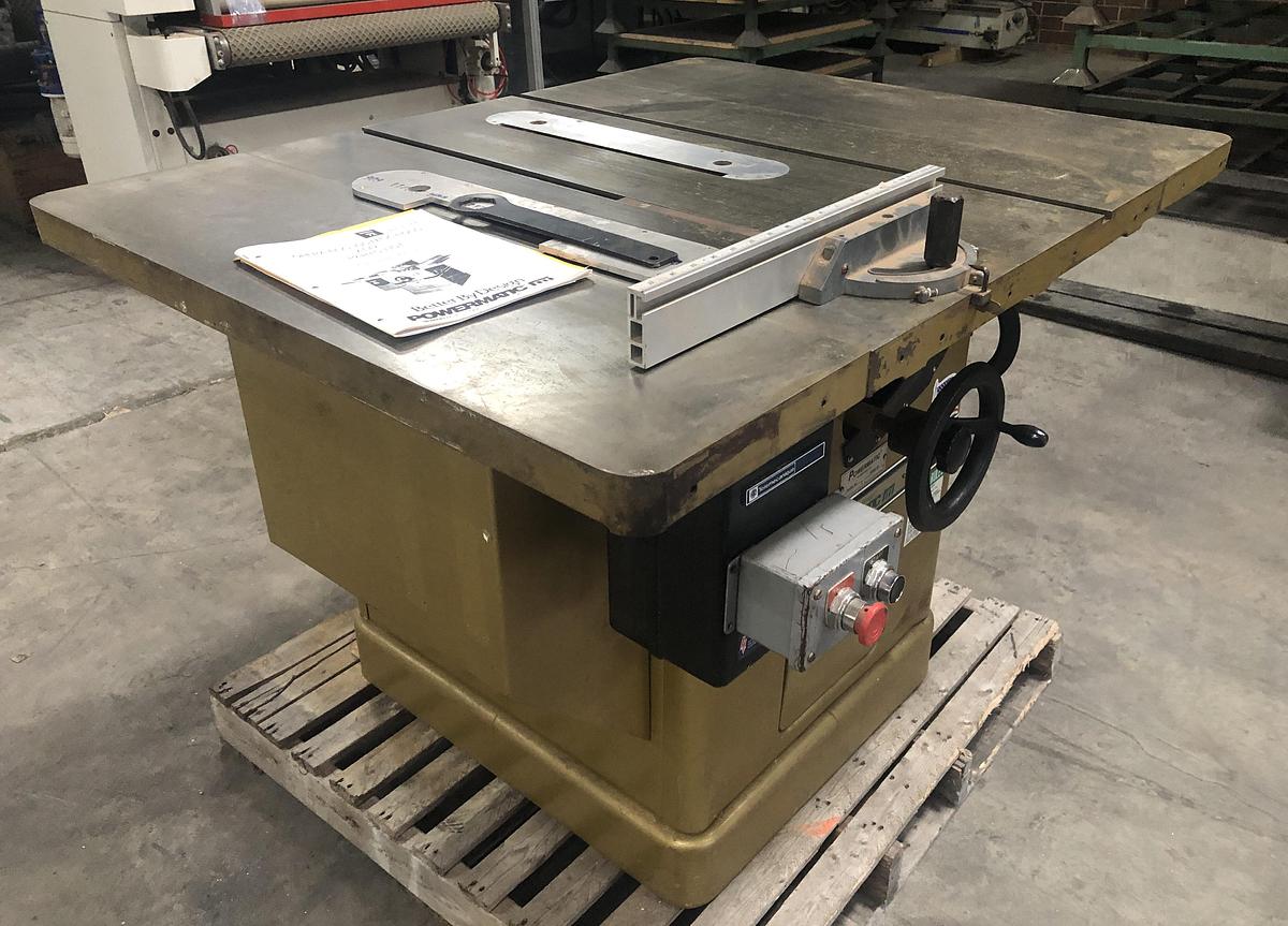Used POWERMATIC 72A TABLE SAW