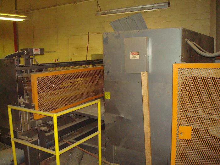 Used ROSENQUIST ELECTRO-FLOW CONTINUOUS FEED-THROUGH RADIO FREQUENCY GLUER
