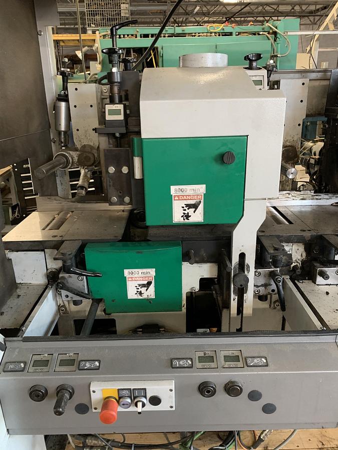 Used WEINIG POWERMAT-1000, 12", 7-HEAD MOULDER
