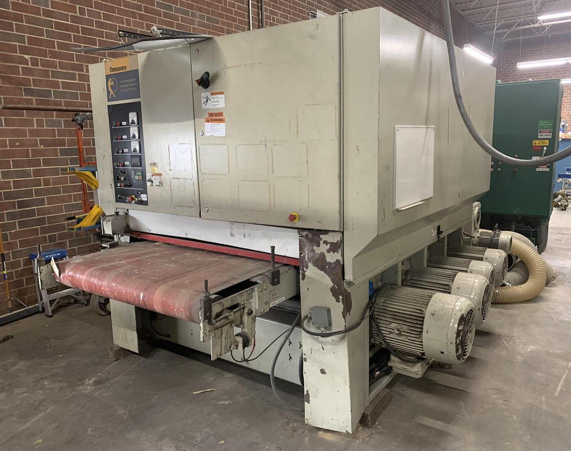 Used MISC. SPARE PARTS REMOVED FROM TIMESAVERS 252-4IC, 52", 4-HEAD WIDE-BELT SANDER