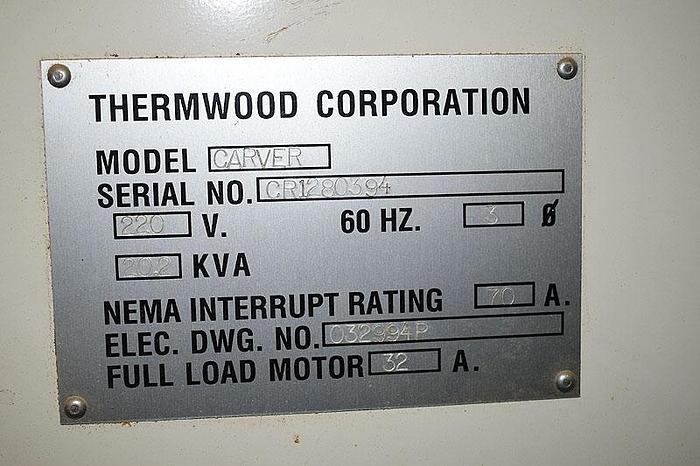 Used (2) THERMWOOD CARVING ROBOT SYSTEMS