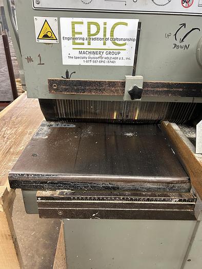 Used COSMEC SM-120, 12" DIP-CHAIN GANG RIPSAW