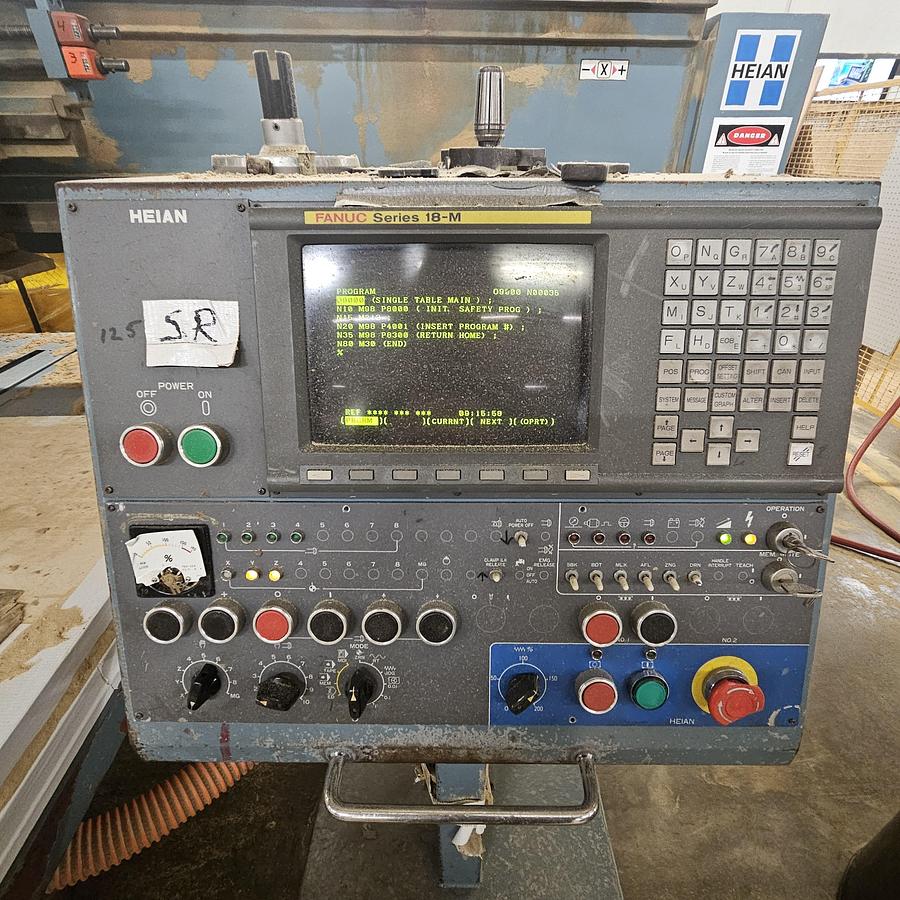 Used HEAIN SR-431P-2616, 3-AXIS 4-HEAD SINGLE-TABLE CNC ROUTER