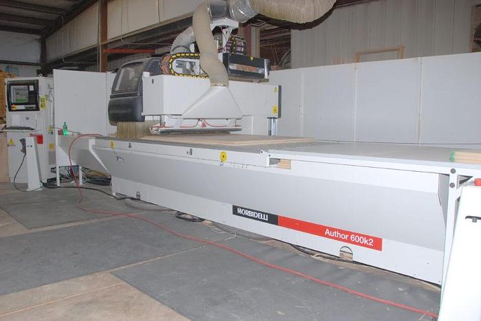 Used MORBIDELLI  AUTHOR 600K2, 4FT X 10FT CNC ROUTER