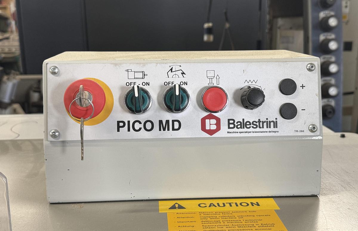 Used BALESTRINI PICO, MD2 MORTISE AND TENON SYSTEM