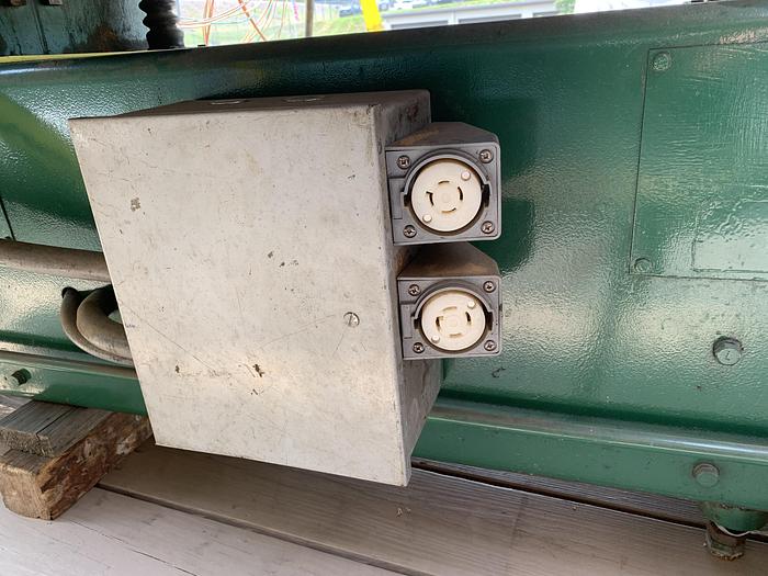 Used TIMESAVERS TB337, 37" TOP-HEAD ABRASIVE PLANER