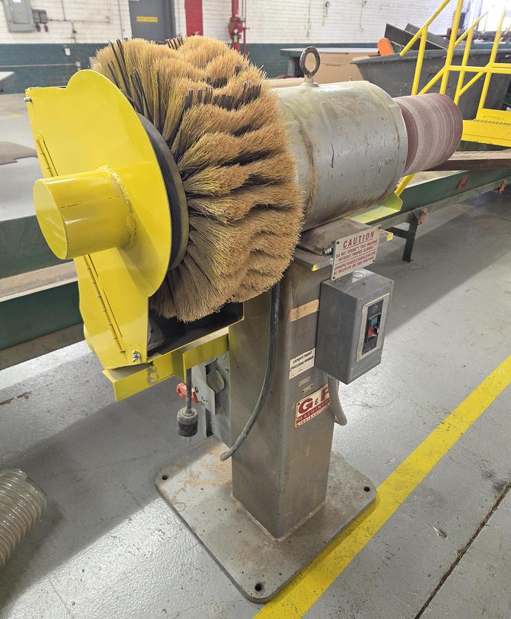 Used G&P DOUBLE-SPINDLE COMBINATION PUMP AND BRUSH SANDER